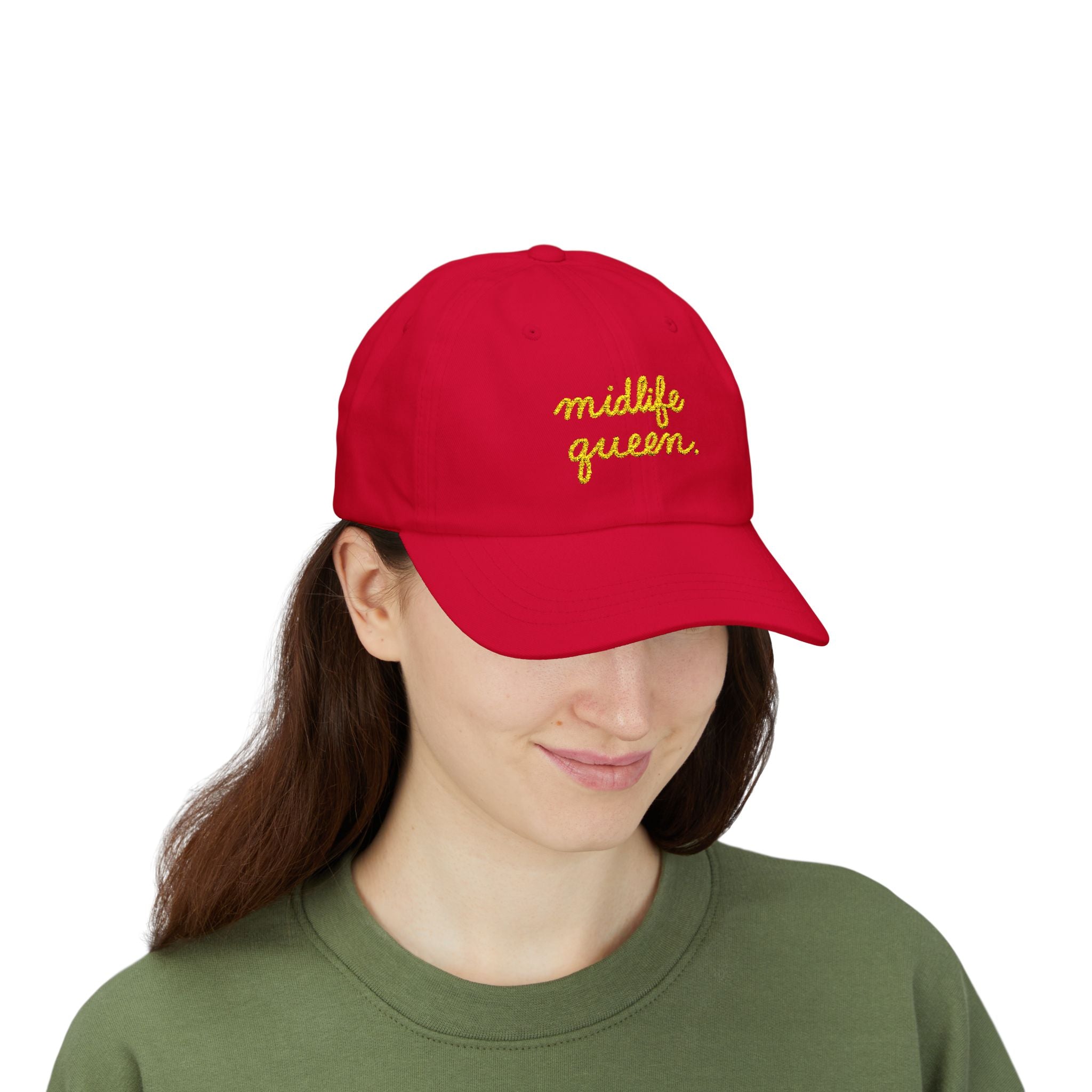 Midlife Queen Embroidered Cap