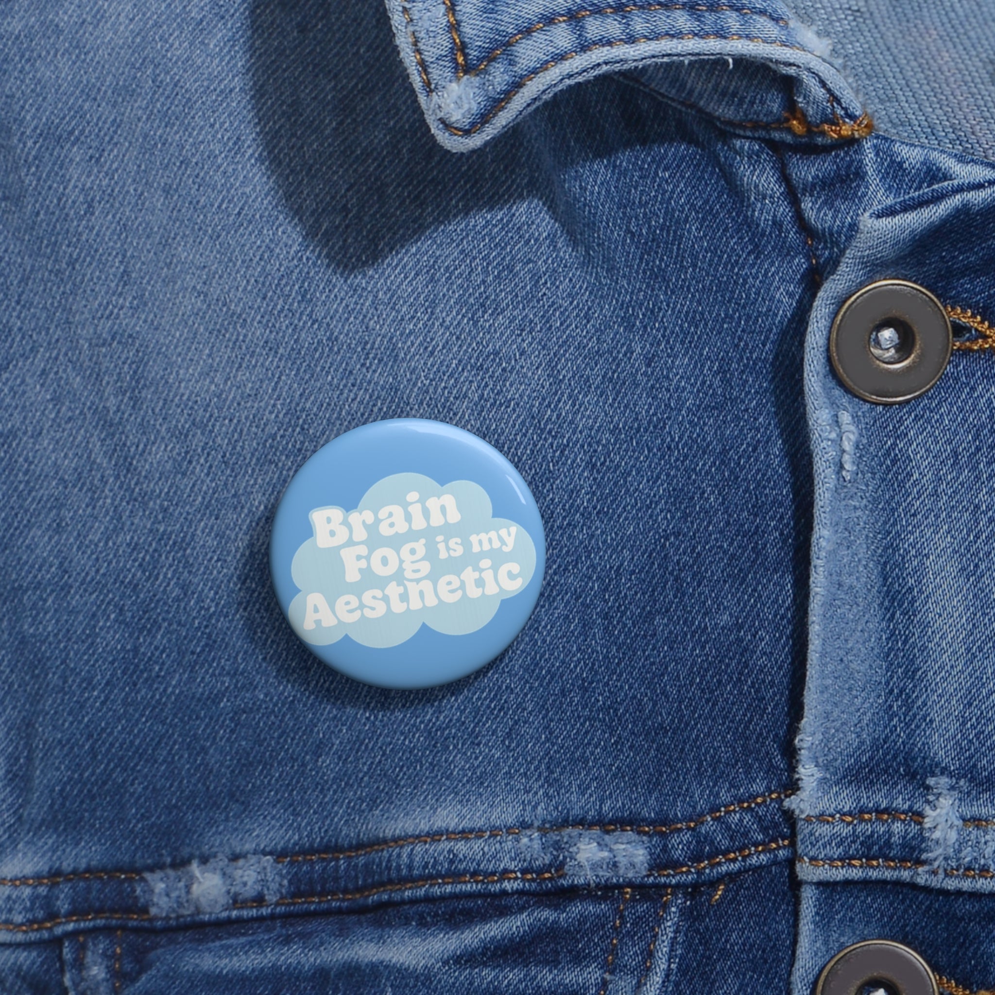 Funny Brain Fog Badge