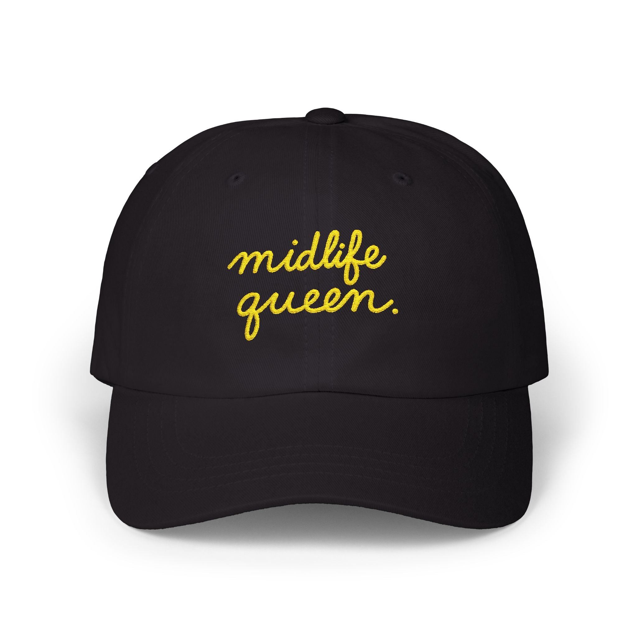 Midlife Queen Embroidered Cap