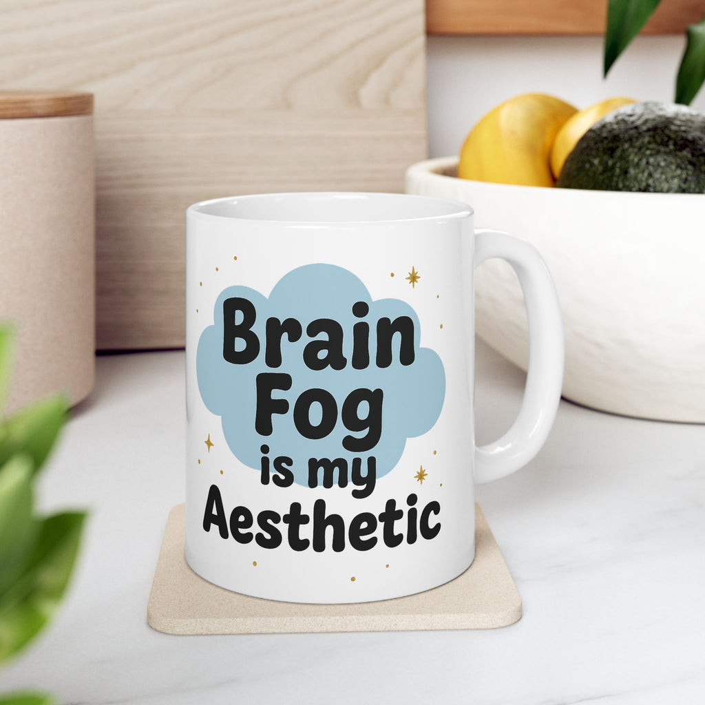 Ceramic Brain Fog Coffee Mug