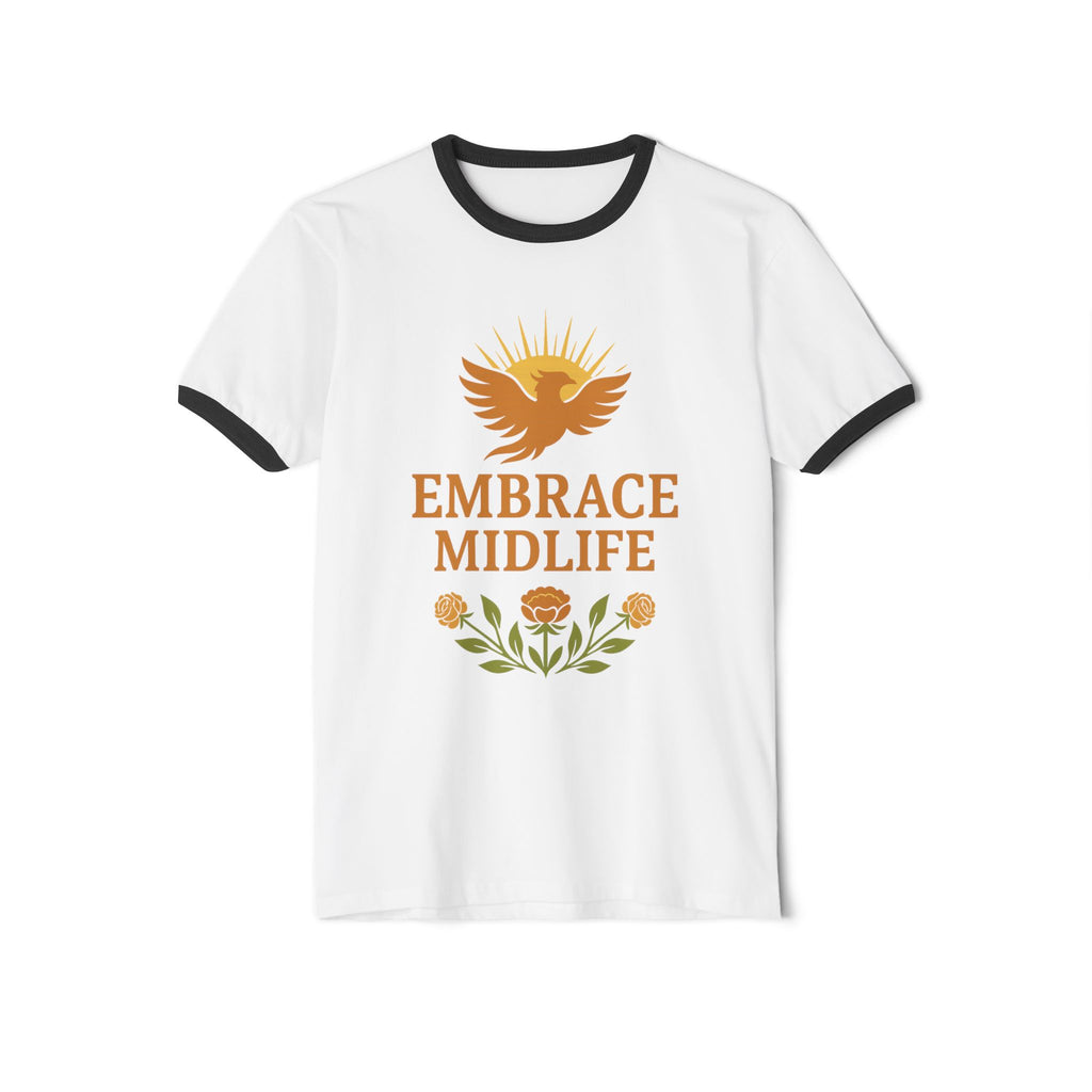 Retro Ringer Tee - Embrace Midlife