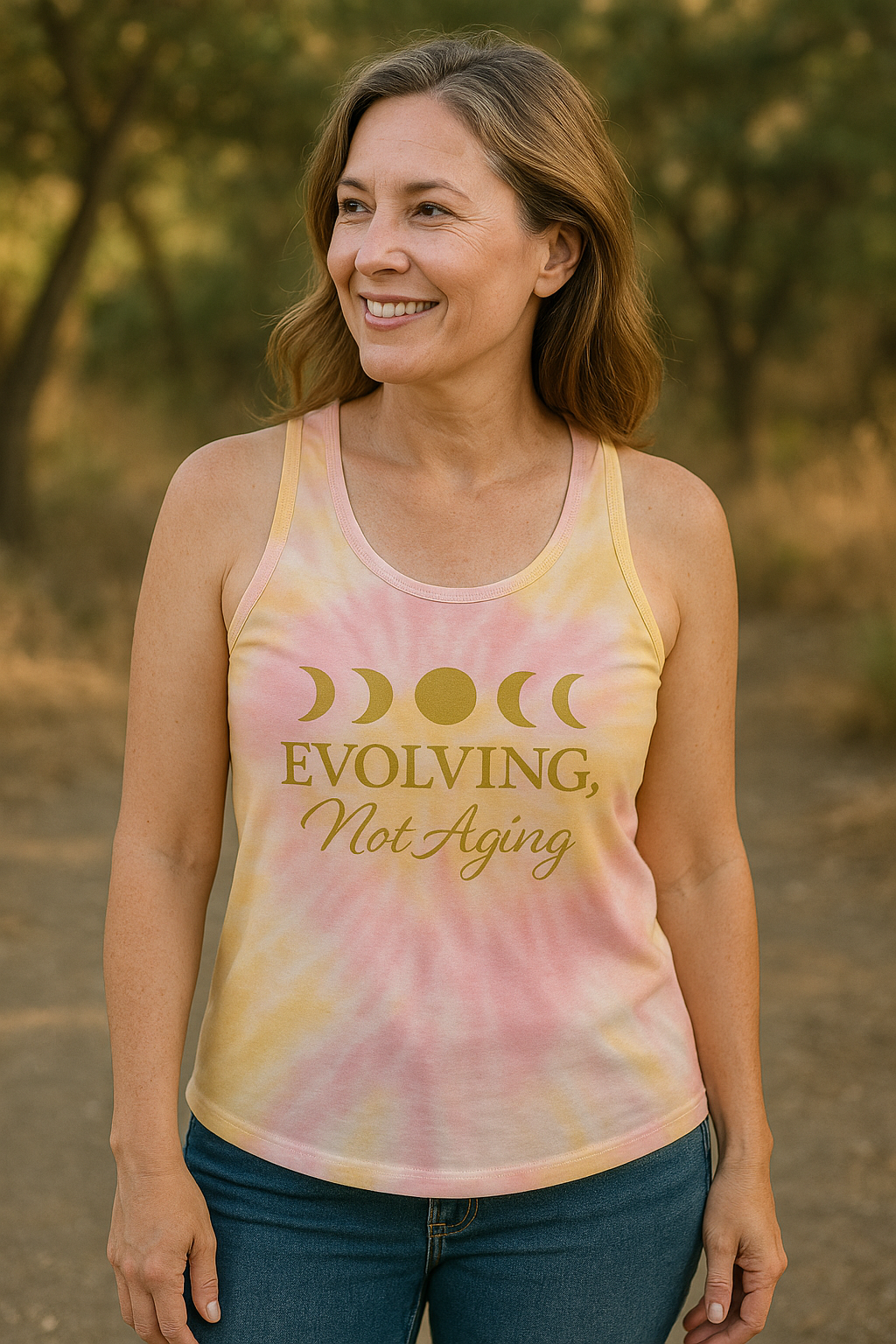 Evolving Moon Phases Tank