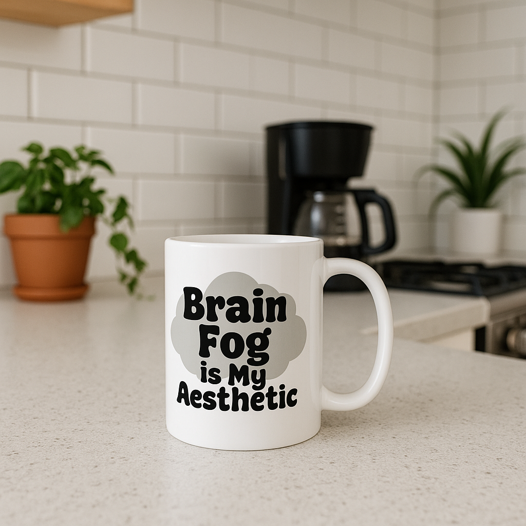 Ceramic Brain Fog Coffee Mug
