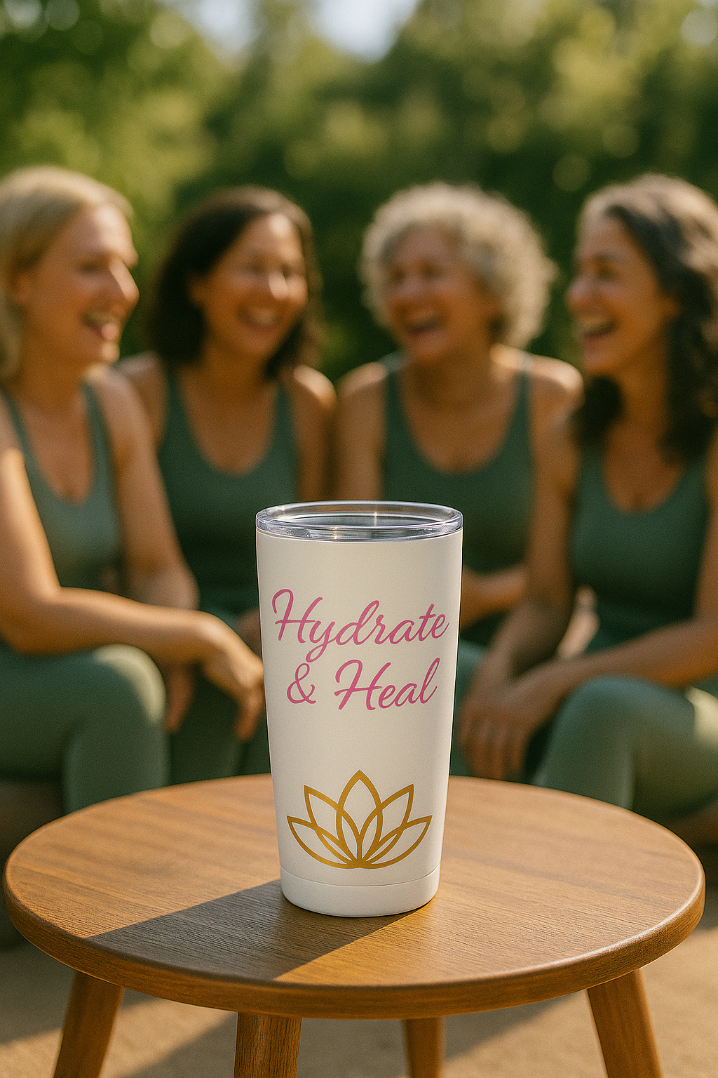 Hydrate and Heal Tumbler