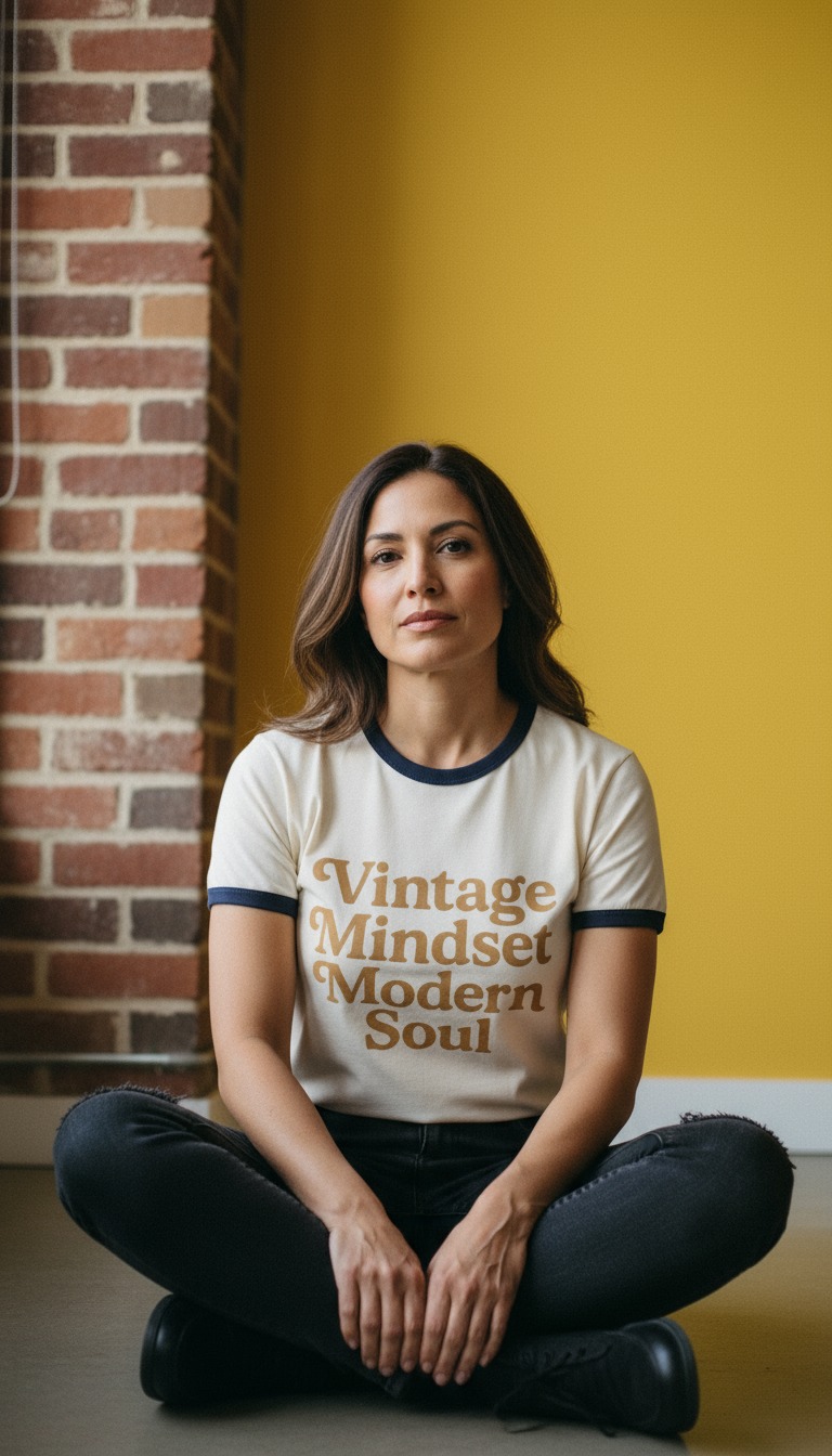 Vintage Mindset Cotton T-Shirt