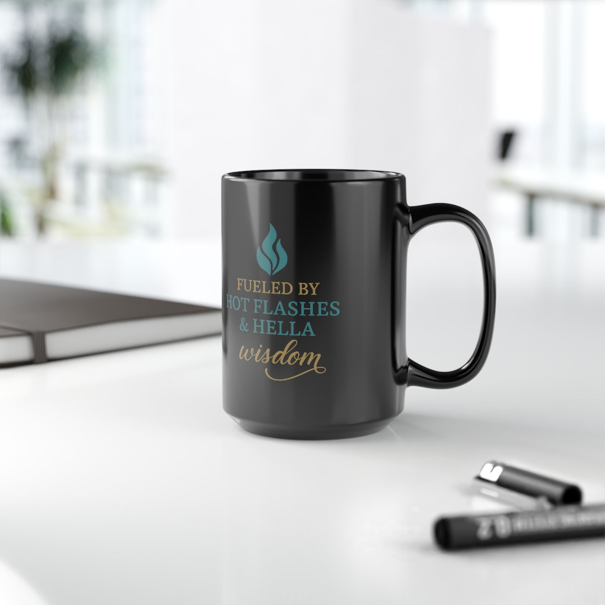 Hot Flashes and Hella Wisdom Mug