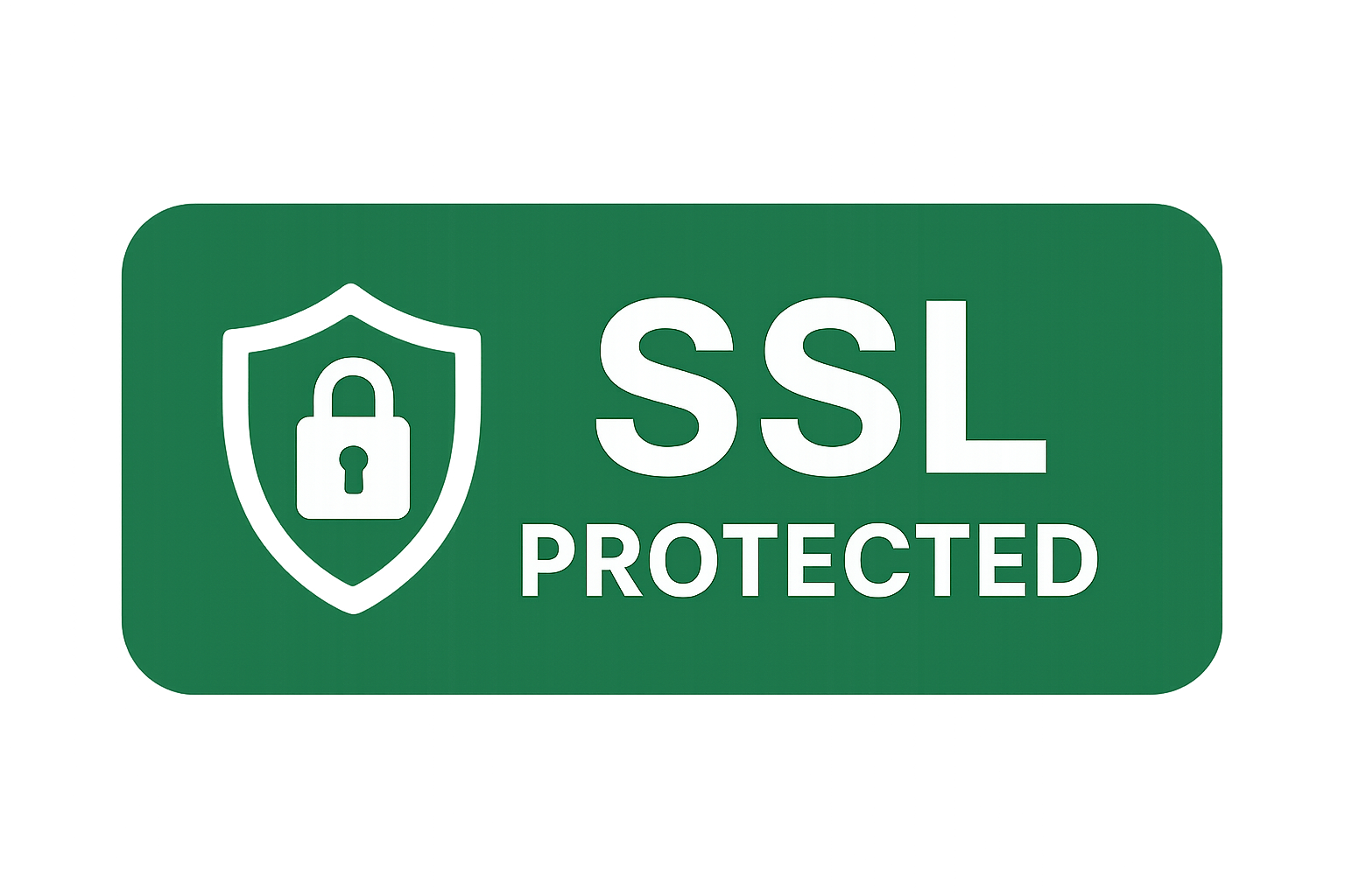 SSL Protected Badge - Payment Card Style